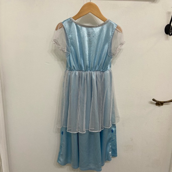 Disney Girls Cinderella Princess Dress with Sheer Overlay Nightgown - Picture 2 of 5